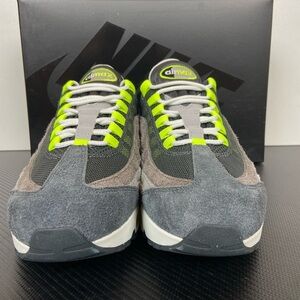 Nike Men's Sneakers - Black, Gray, and Green